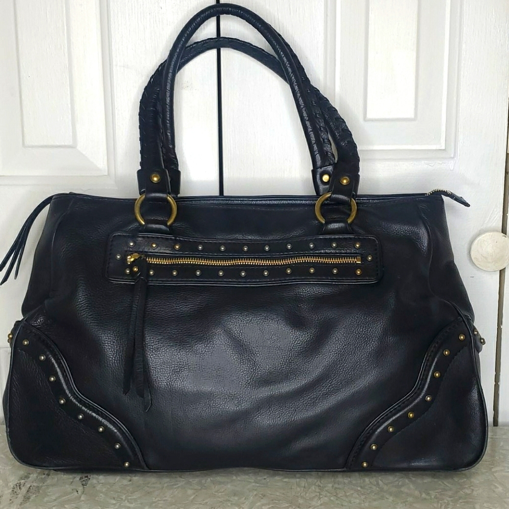 MICHAEL MICHAEL KORS Black Leather Bag